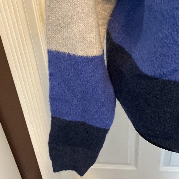 Cliche Womens Funnel Neck Sweater sz XL Blues Gray NWOT - Picture 4 of 7